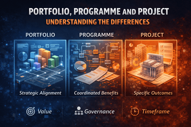 Portfolio, Programme and Project Understanding the Differences - thumbnail